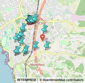 Mappa Via Gastone Razzaguta, 57128 Livorno LI, Italia (1.006)