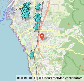 Mappa Via Gastone Razzaguta, 57128 Livorno LI, Italia (2.6965)