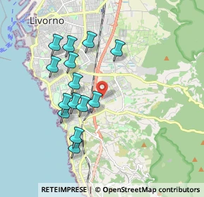 Mappa Via Gastone Razzaguta, 57128 Livorno LI, Italia (1.78714)