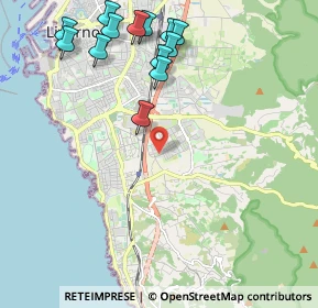 Mappa Via Gastone Razzaguta, 57128 Livorno LI, Italia (2.53692)