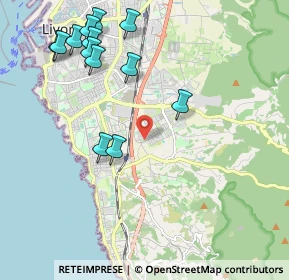 Mappa Via Gastone Razzaguta, 57128 Livorno LI, Italia (2.43846)