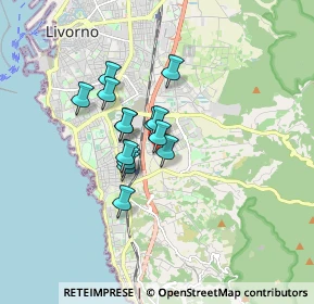 Mappa Via Gastone Razzaguta, 57128 Livorno LI, Italia (1.14714)