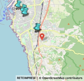 Mappa Via Gastone Razzaguta, 57128 Livorno LI, Italia (2.41909)