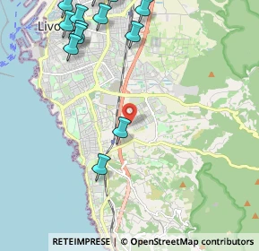 Mappa Via Gastone Razzaguta, 57128 Livorno LI, Italia (2.91769)
