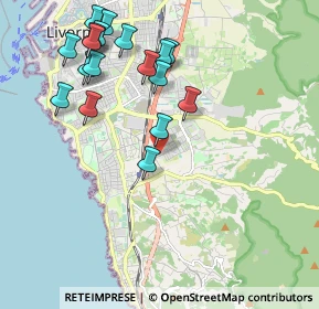 Mappa Via Gastone Razzaguta, 57128 Livorno LI, Italia (2.25)