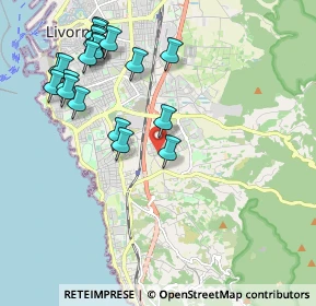 Mappa Via Gastone Razzaguta, 57128 Livorno LI, Italia (2.341)