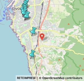 Mappa Via Gastone Razzaguta, 57128 Livorno LI, Italia (2.86545)