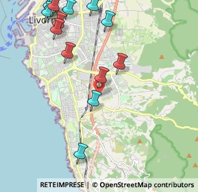Mappa Via Gastone Razzaguta, 57128 Livorno LI, Italia (2.81938)