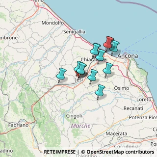 Mappa AN 60035, 60035 Jesi AN, Italia (9.77538)