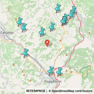 Mappa Strada di Poneta, 50021 Barberino Val D'elsa FI, Italia (5.34231)