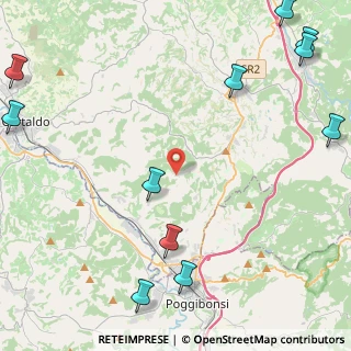 Mappa Strada di Poneta, 50021 Barberino Val D'elsa FI, Italia (6.92545)