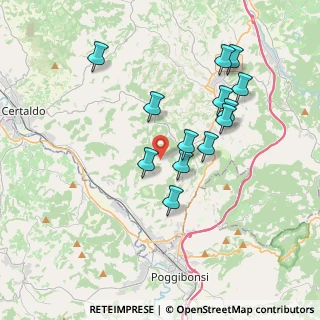 Mappa Strada di Poneta, 50021 Barberino Val D'elsa FI, Italia (3.56308)