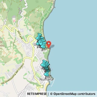 Mappa Via accesso spiaggia, 60020 Sirolo AN, Italia (0.71917)