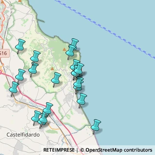Mappa Via accesso spiaggia, 60020 Sirolo AN, Italia (4.2245)