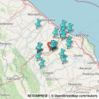 Mappa Via Siro Solazzi, 60035 Jesi AN, Italia (10.3675)