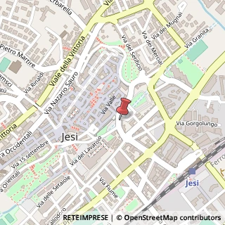 Mappa Via Carlo Rosselli, 2, 60035 Jesi AN, Italia, 60035 Jesi, Ancona (Marche)