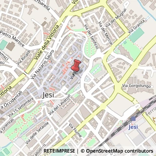 Mappa Via Valle, 3, 60035 Jesi, Ancona (Marche)