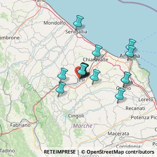 Mappa Viale Giuseppe Verdi, 60035 Jesi AN, Italia (11.732)