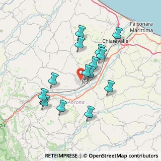 Mappa Viale Giuseppe Verdi, 60035 Jesi AN, Italia (6.82071)