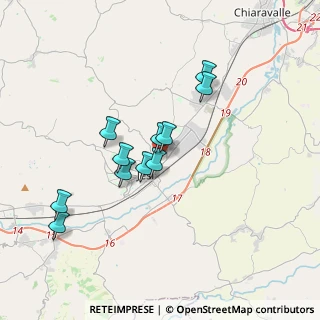 Mappa Via Valle D'Aosta, 60035 Jesi AN, Italia (3.11909)