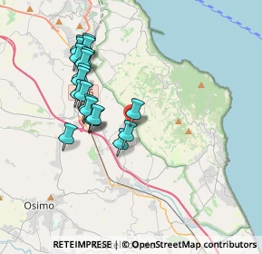Mappa Viale Olimpia Corraducci, 60021 Camerano AN, Italia (3.4995)