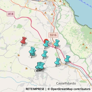 Mappa Via A. Cittadini, 60027 Osimo AN, Italia (3.94083)