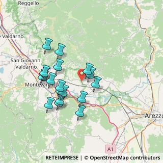 Mappa Via Ascione, 52028 Terranuova Bracciolini AR, Italia (6.74889)
