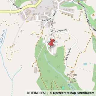 Mappa Via del Porcello, 16, 50050 Gambassi Terme, Firenze (Toscana)