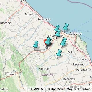 Mappa Viale Giacomo Puccini, 60035 Jesi AN, Italia (8.22273)