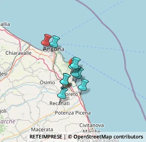 Mappa Spiaggia San Michele, 60020 Sirolo AN, Italia (8.61364)