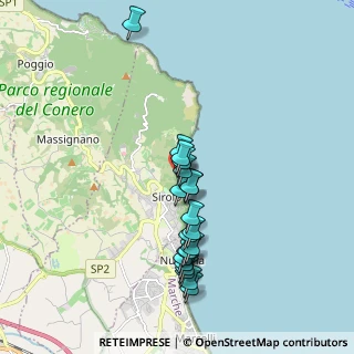 Mappa Spiaggia San Michele, 60020 Sirolo AN, Italia (1.7585)