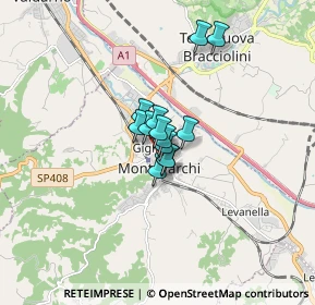 Mappa Via Ruggero Berlingozzi, 52025 Montevarchi AR, Italia (0.84231)