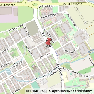 Mappa Via Lussemburgo, 24, 57128 Livorno, Livorno (Toscana)