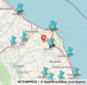 Mappa Via dell'Arengo, 60020 Offagna AN, Italia (19.57786)