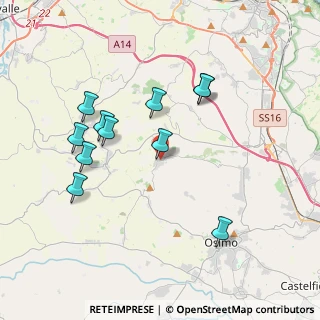 Mappa Via dell'Arengo, 60020 Offagna AN, Italia (3.82182)