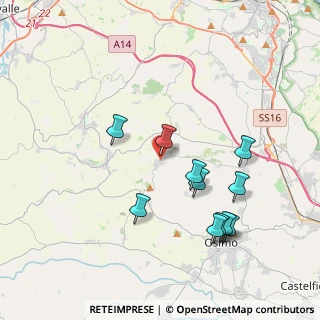 Mappa Via dell'Arengo, 60020 Offagna AN, Italia (3.99273)
