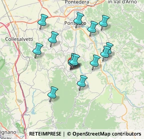 Mappa SP del Commercio, 56035 Casciana Terme Lari PI (6.36143)
