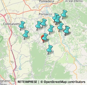 Mappa SP del Commercio, 56035 Casciana Terme Lari PI (6.64786)