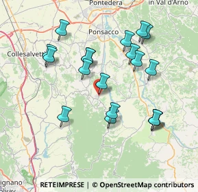 Mappa SP del Commercio, 56035 Casciana Terme Lari PI (7.65368)