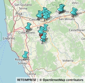 Mappa SP del Commercio, 56035 Casciana Terme Lari PI (15.6865)