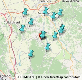 Mappa Viale delle Terme, 56034 Casciana Terme Lari PI, Italia (6.38857)