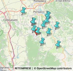 Mappa Viale delle Terme, 56034 Casciana Terme Lari PI, Italia (6.00308)