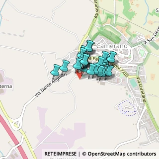 Mappa Via Fermi, 60021 Camerano AN, Italia (0.25)