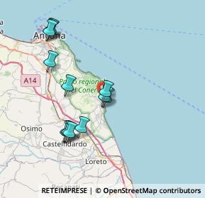 Mappa Via S. Michele, 60020 Sirolo AN, Italia (7.70692)