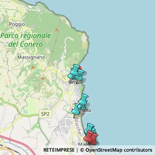 Mappa Via S. Michele, 60020 Sirolo AN, Italia (2.65385)