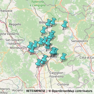 Mappa Strada Provinciale dello Spicchio, 52010 Capolona AR, Italia (10.2635)