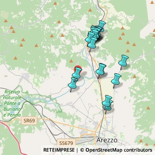 Mappa Strada Provinciale dello Spicchio, 52010 Capolona AR, Italia (3.911)
