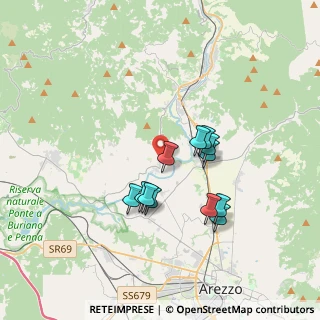 Mappa Strada Provinciale dello Spicchio, 52010 Capolona AR, Italia (3.0925)