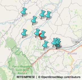 Mappa 60036 Montecarotto AN, Italia (6.13583)