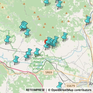 Mappa Via Setteponti, 52029 Castiglion Fibocchi AR, Italia (4.7915)